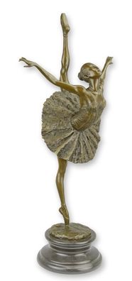Bronzeskulptur Ballerina nach Degas Replikat Retro Design Dekoration