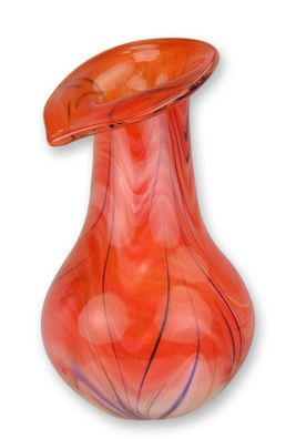 Eine Glasvase im Murano-Stil Replikat Retro Design Dekoration