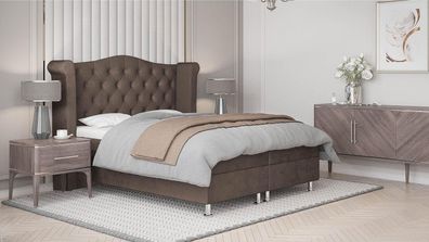 Best For Home Boxspringbett Saturn mit Bonellfederkern | Polsterbett mitLieferung