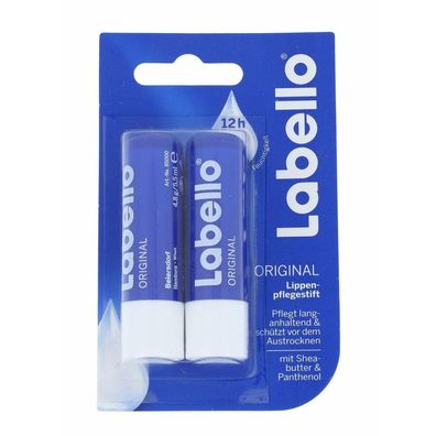 Labello Lippenpflegestift Classic Care Doppelpack, 9,6 g