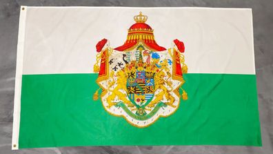 Fahne Flagge Königreich Sachsen 1806 bis 1918 - 90 x 150 cm