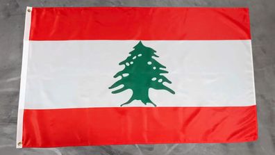 Fahne Flagge Libanon - 90 x 150 cm