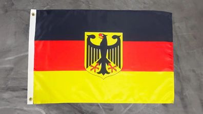 Fahne Flagge Deutschland mit Adler - 60 x 90 cm