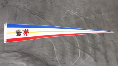 Fahne Flagge Mecklenburg Vorpommern Wimpel Langwimpel - 30 x 150 cm