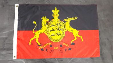 Fahne Flagge Königreich Württemberg - 60 x 90 cm