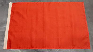 Fahne Flagge Rot einfarbig - Stockfahne - 30 x 45 cm