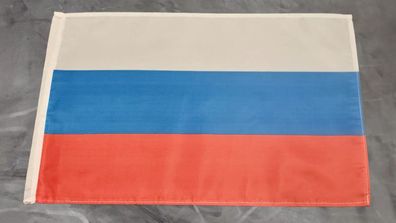 Fahne Flagge Russland ohne Wappen - Stockfahne - 30 x 45 cm