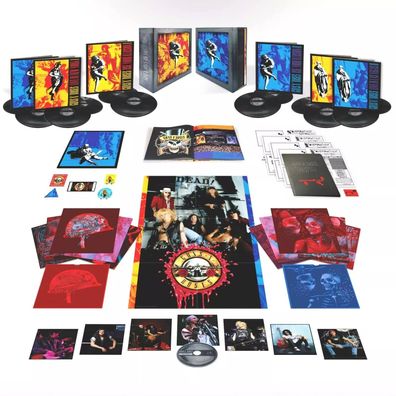 Guns N´ Roses-Use Your Illusion I & II ( Box Set, 12LP+1 Blu-ray Disc) SEALED