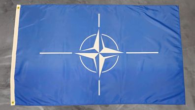 Fahne Flagge NATO - North Atlantic Treaty Organization - 90 x 150 cm
