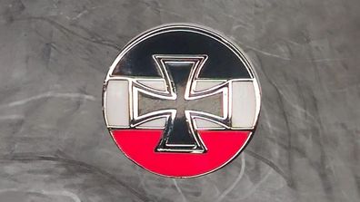 Pin Deutsches Reich - Eisernes Kreuz auf Gösch - 2 cm