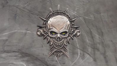 Pin Totenkopf Skull Gothic - 4,5 x 3 cm