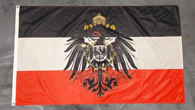 Premium Fahne Flagge Deutsches Kaiserreich 1871 - 90 x 150 cm