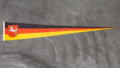 Premium Fahne Flagge Niedersachsen Wimpel Langwimpel - 40 x 250 cm
