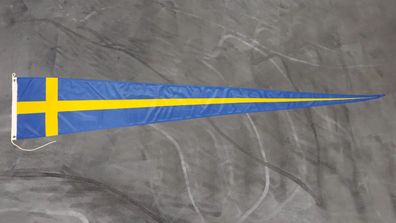Premium Fahne Flagge Schweden Wimpel Langwimpel - 40 x 250 cm