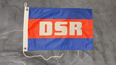 Premium Fahne Flagge VEB Deutsche Seereederei DSR 1952 bis 1960 - 30 x 45 cm