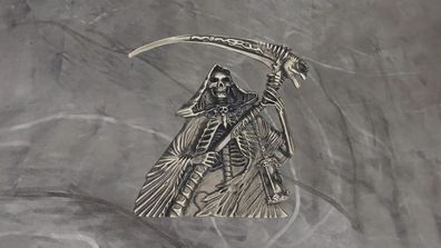 Pin Sensenmann - Tod - 4 x 4 cm