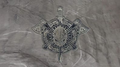 Pin Fight for Glory see us in Valhalla - 3,5 x 3,5 cm