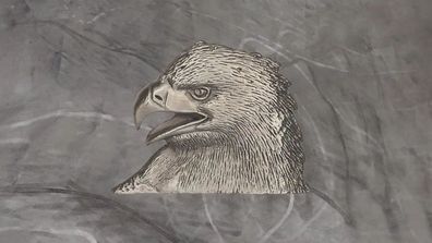 Pin Adlerkopf Adler Kopf - 2,5 x 3,5 cm