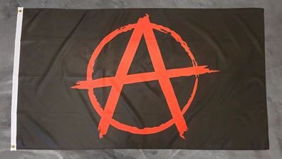 Fahne Flagge Anarchie Rot - 90 x 150 cm