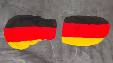 Fahne Flagge 2 Deutschland Auto Spiegel Abdeckungen