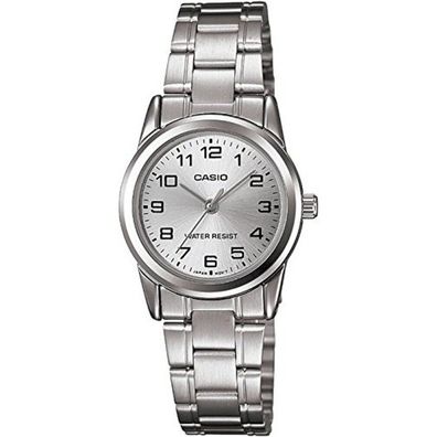 Casio Damen Analog Quarz Uhr mit Edelstahl Armband LTP-V001D-7