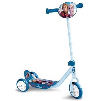 Frozen 3-wiel kinderstep Mädchen Fußbremse Blau/Hellblau