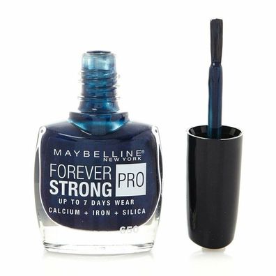 Maybelline New York Forever Strong Super Stay 7 Days #650 Midnight Blue 10ml