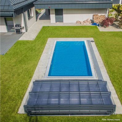 Trend PPline Überlaufbecken | Silber | 1,5 m Tiefe | versch. Ausführungen