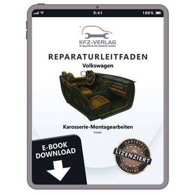 VW Beetle 5C 2011-2016 Karosserie Montagearbeiten Innen Reparaturanleitung eBook
