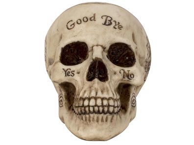 Mel-O-Design Halloween 3430 Totenkopf Schriftzug "Good Bye" ca. 12,5 cm Höhe