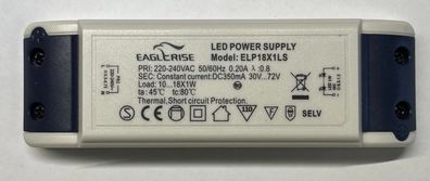 Eaglerise LED Driver ELP18X1LS 18W 30-72V 350mA