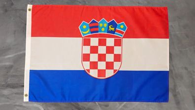 Fahne Flagge Kroatien - 60 x 90 cm