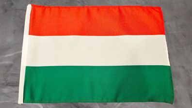 Fahne Flagge Ungarn - Stockfahne - 30 x 40 cm