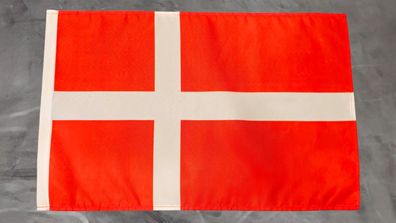 Fahne Flagge Dänemark Dannebrog - Stockfahne - 30 x 45 cm