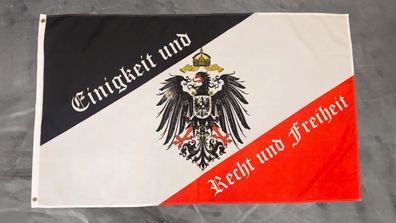 Fahne Flagge Deutsches Reich - Einigkeit Recht und Freiheit - 90 x 150 cm