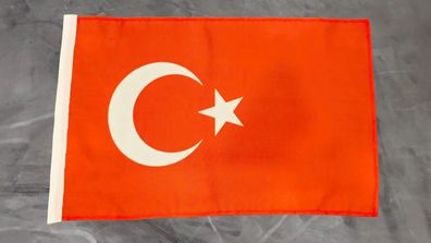 Fahne Flagge Türkei Stockfahne - Türk Bayrak - 30 x 40 cm