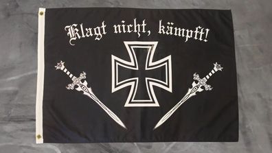 Fahne Flagge Deutsches Reich - Klagt nicht kämpft - 60 x 90 cm