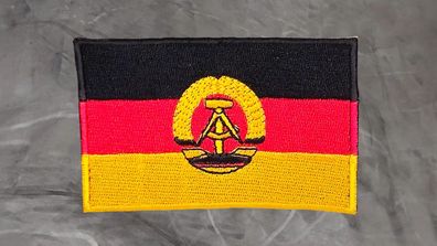 Aufnäher Aufbügler Patch Deutschland DDR - 5,5 x 8,5 cm