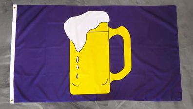 Fahne Flagge Bier Bierkrug - 90 x 150 cm