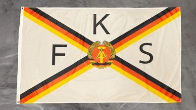 Premium Fahne Fischkombinat Sassnitz - 1952 bis 1990 VEB FKS - 90 x 150 cm