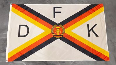 Premium Fahne Deutsches Fischkombinat - 1950 bis 1990 VEB DFK - 90 x 150 cm