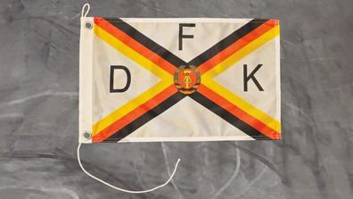 Fahne Flagge Deutsches Fischkombinat - 1950 bis 1990 VEB DFK - 30 x 45 cm