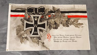 Fahne Flagge Deutsches Reich - Deutschland - Heimat der Treue - 90 x 150 cm