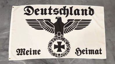 Fahne Flagge Deutsches Reich - Reichsadler - Meine Heimat - 90 x 150 cm