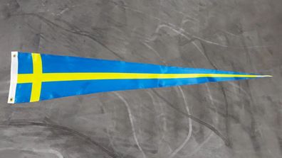 Fahne Flagge Schweden Wimpel Langwimpel - 30 x 150 cm