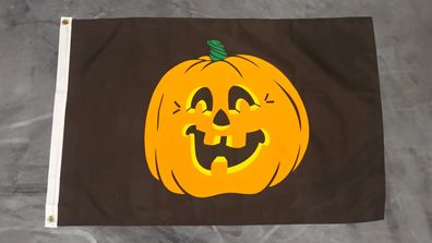 Fahne Flagge Halloween Kürbis Pumpkin - 60 x 90 cm