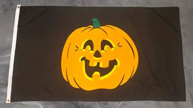 Fahne Flagge Halloween Kürbis Pumpkin - 90 x 150 cm