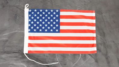 Fahne Flagge Amerika America USA Bootsflagge - 30 x 45 cm