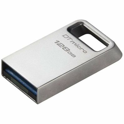 DataTraveler Micro 128 GB (silber, USB-A 3.2 Gen 1)