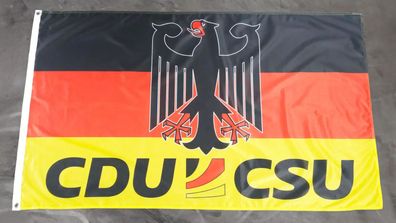 Premium Fahne Flagge CDU CSU - 90 x 150 cm